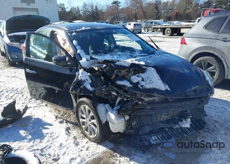 2018 Nissan Sentra Sv из США, поврежденный, VIN 3N1AB7AP3JY229477